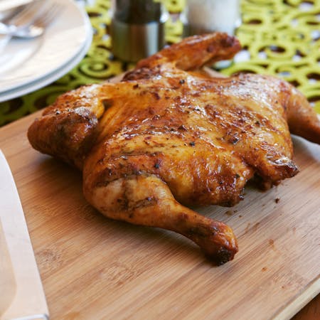 Oven-Roasted Butterflied Chicken Au Jus