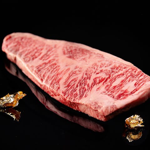 Image of BMS 12 Japanese Wagyu A5 New York Strip Steak Ends