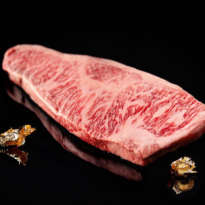 Image of BMS 12 Japanese Wagyu A5 New York Strip Steak Ends