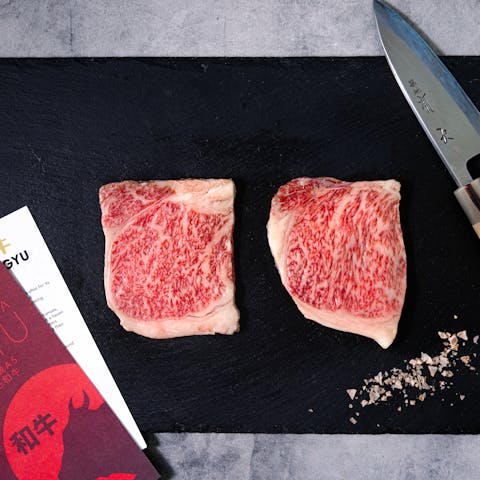 Image of A5 Wagyu Petite Ribeye Duo