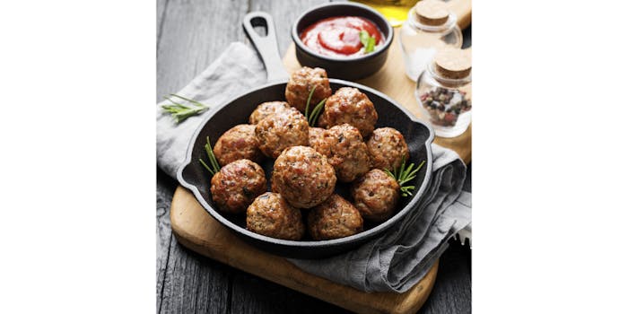 Bison Meatballs