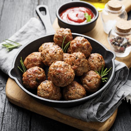 Bison Meatballs
