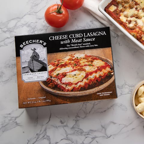 Image of Cheese Curd Lasagna with Meat Sauce - Large