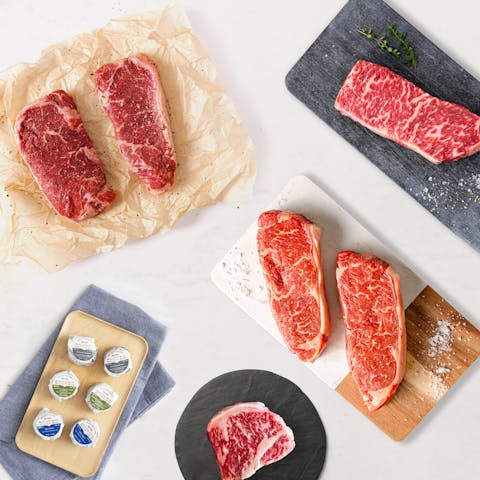 Image of New York Steak Flight with FREE Artisanal Butter