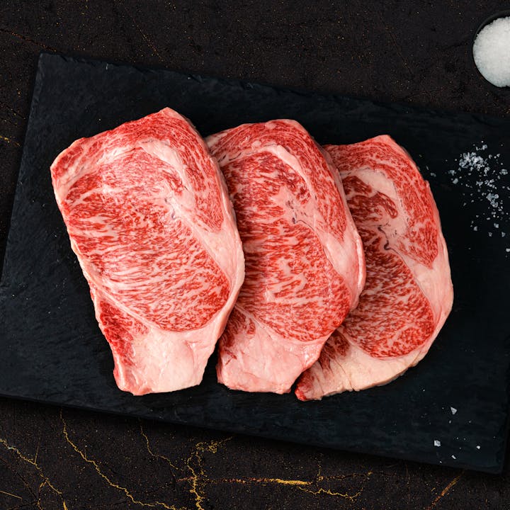 Image of Japanese A5 Wagyu Ribeye Steak Trio