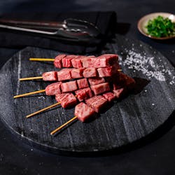 Japanese A5 Wagyu Striploin Skewers	