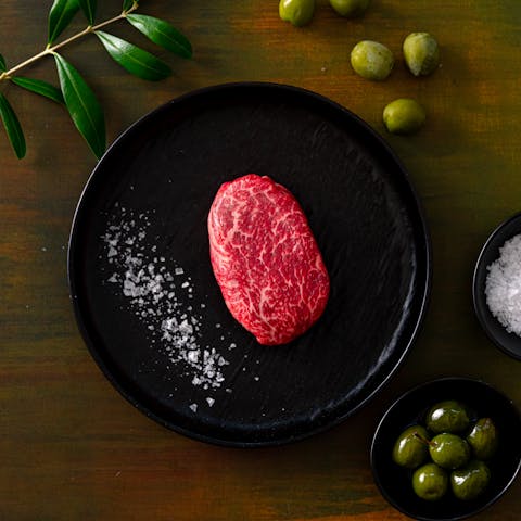 Image of Japanese A4 Olive Wagyu Filet Mignon