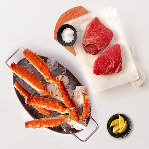 Image of Buy Crab, Get 2x Pasture-Raised Steaks Free