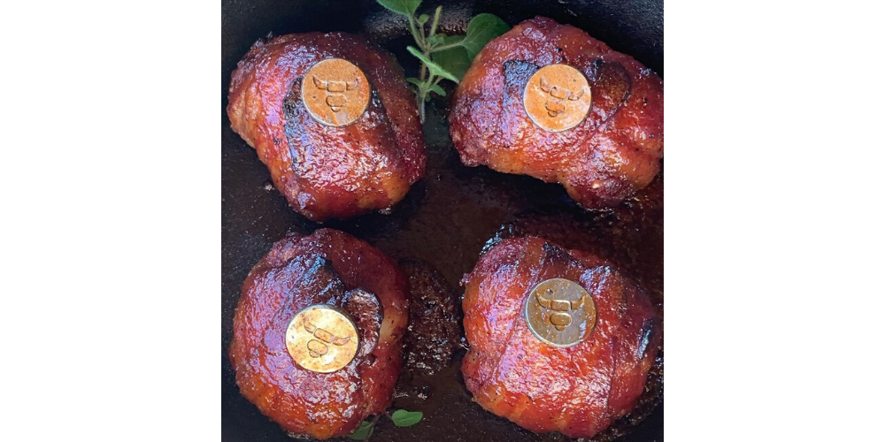 Smoked Bacon-Wrapped Meatballs